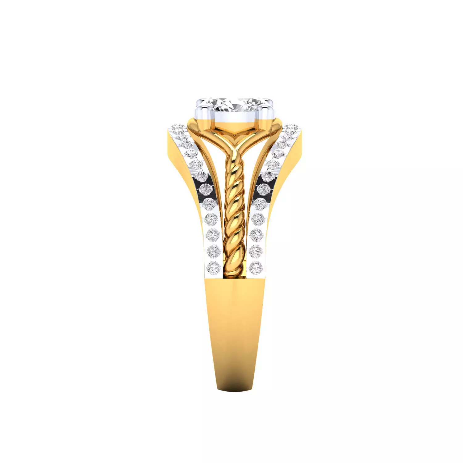 Women Ring Render 3dm STL MTL SLC JCD OBJ FBX Details 3D print model_1