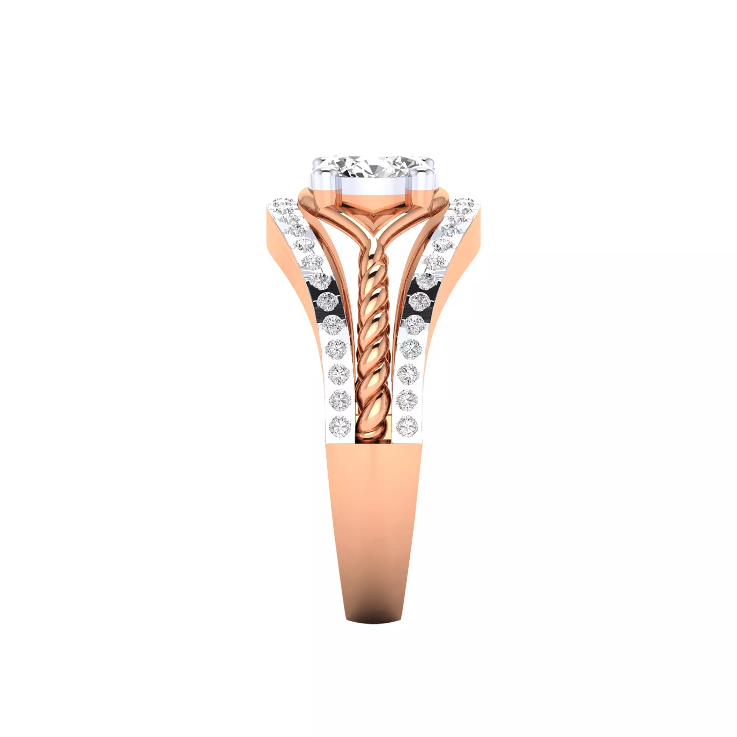 Women Ring Render 3dm STL MTL SLC JCD OBJ FBX Details 3D print model_17