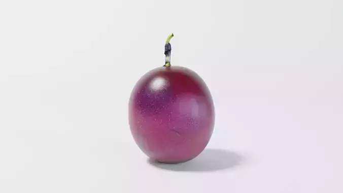 A Passion fruit 3D model