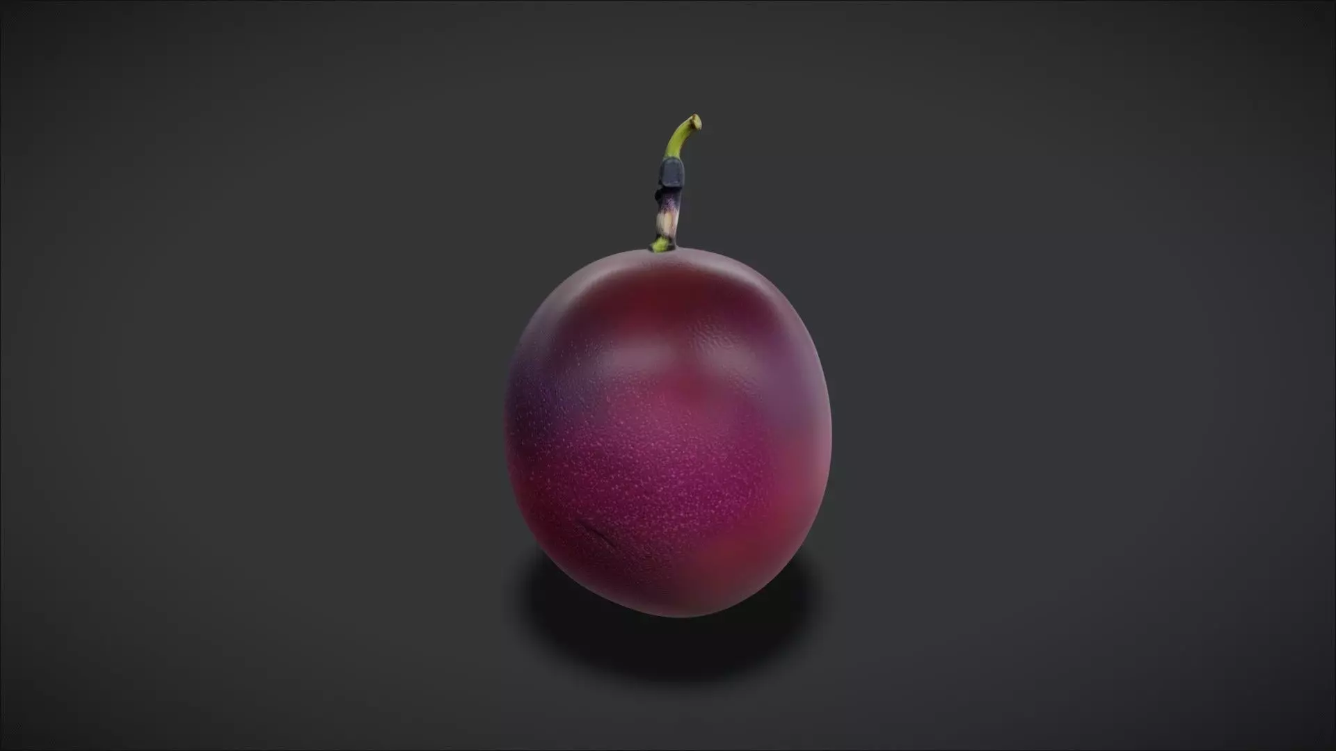 A Passion fruit 3D model_1