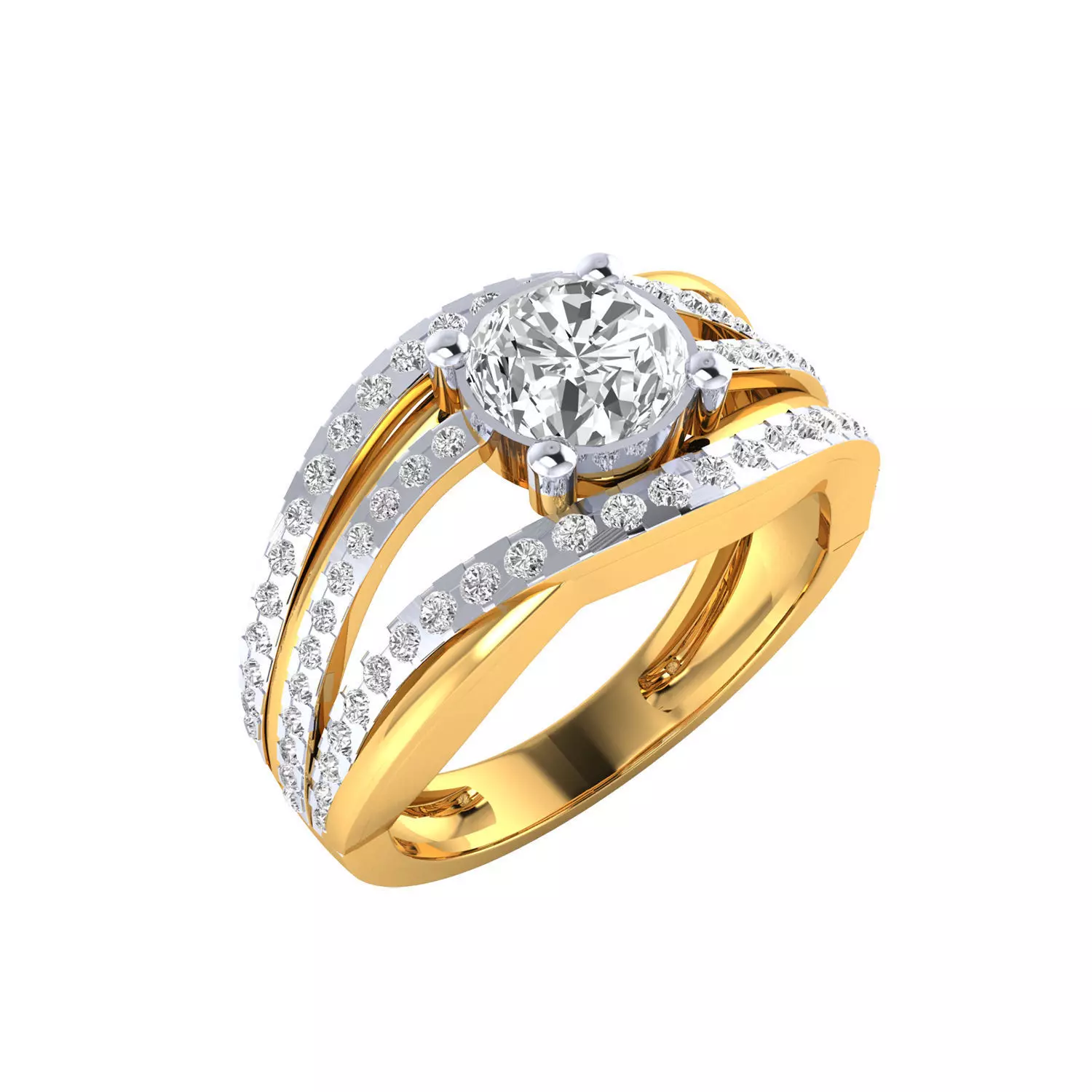  Women Ring Render 3dm STL MTL SLC JCD OBJ FBX Details 3D print model_14