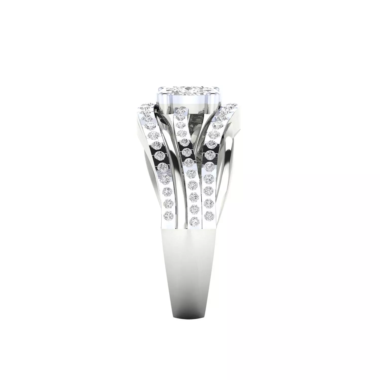  Women Ring Render 3dm STL MTL SLC JCD OBJ FBX Details 3D print model_2