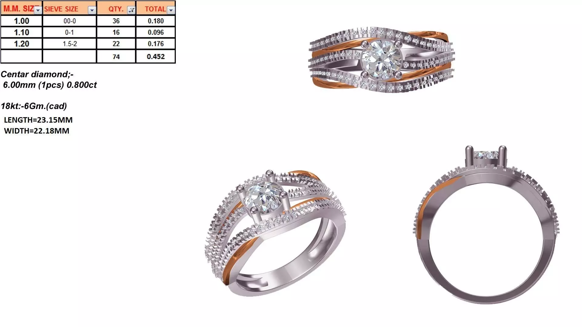  Women Ring Render 3dm STL MTL SLC JCD OBJ FBX Details 3D print model_17