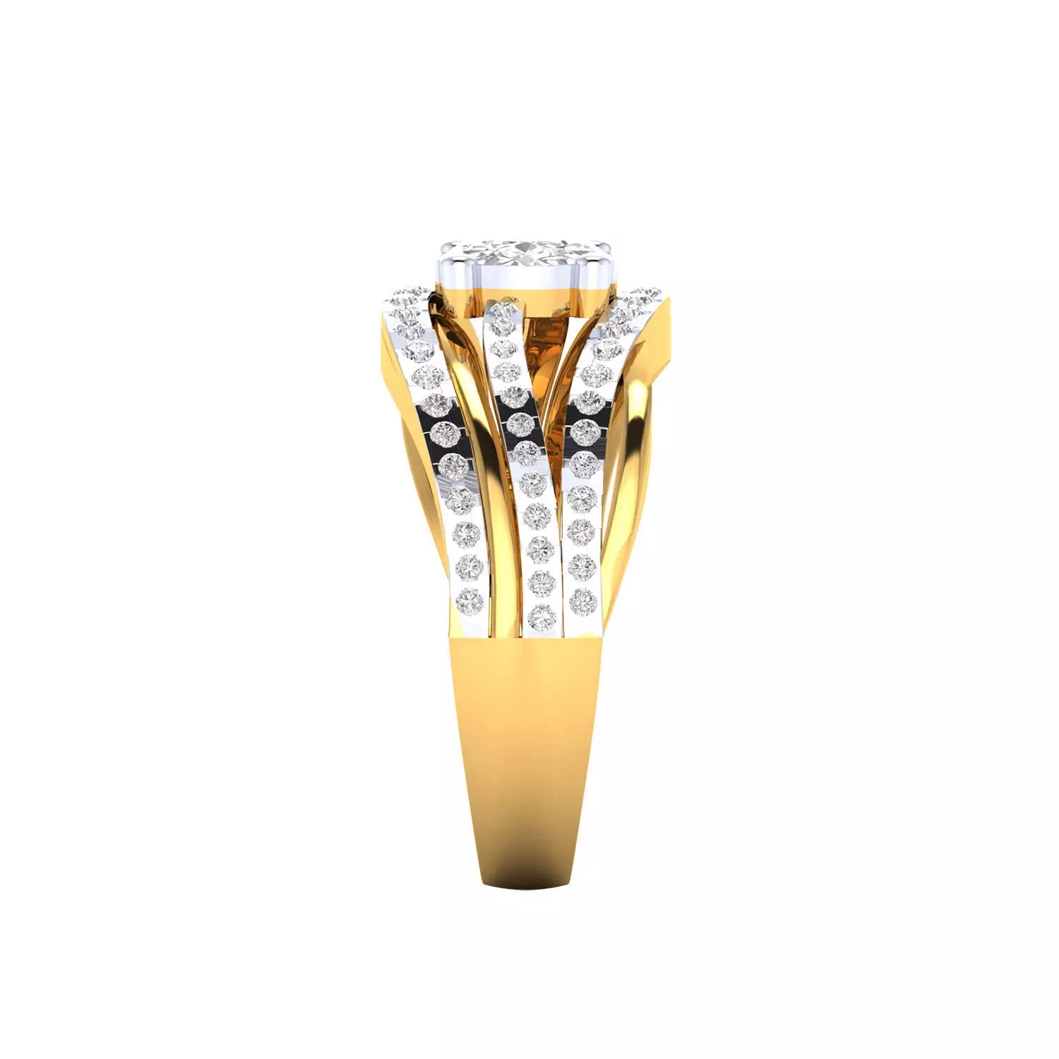  Women Ring Render 3dm STL MTL SLC JCD OBJ FBX Details 3D print model_4