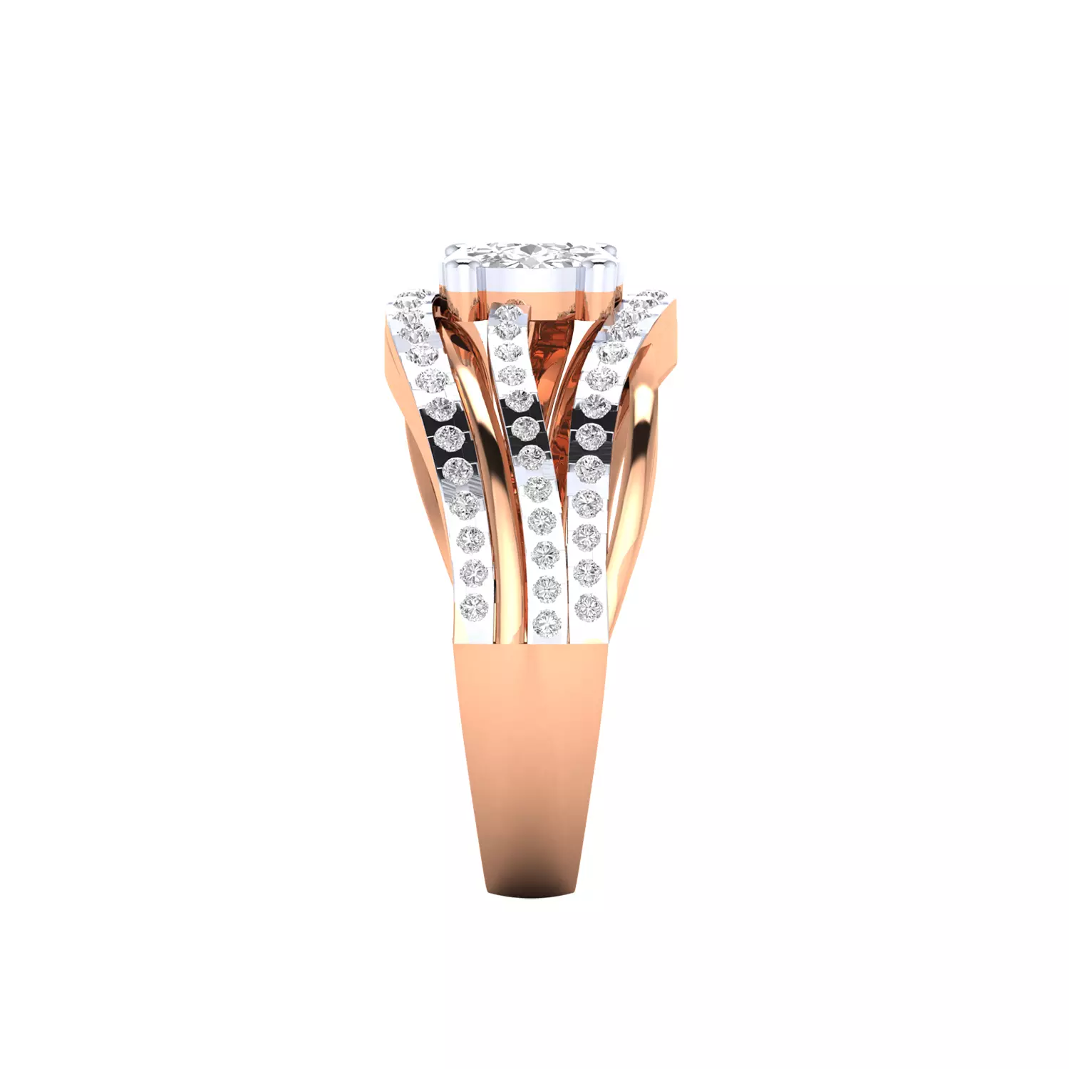  Women Ring Render 3dm STL MTL SLC JCD OBJ FBX Details 3D print model_8