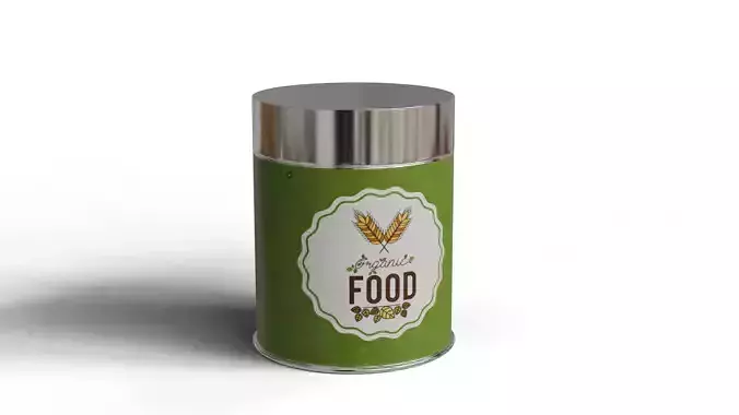 Cylindrical Food Can