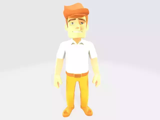 lowpoly human character
