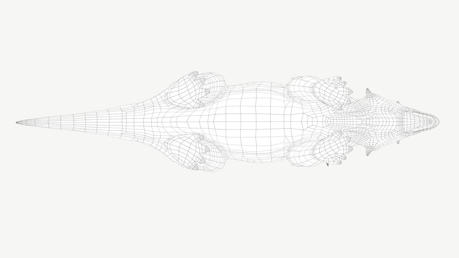 Diabloceratops dinosaur Low-poly 3D model_12