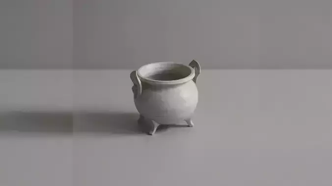  Witch Horned Cauldron - Mystic Candle Holder