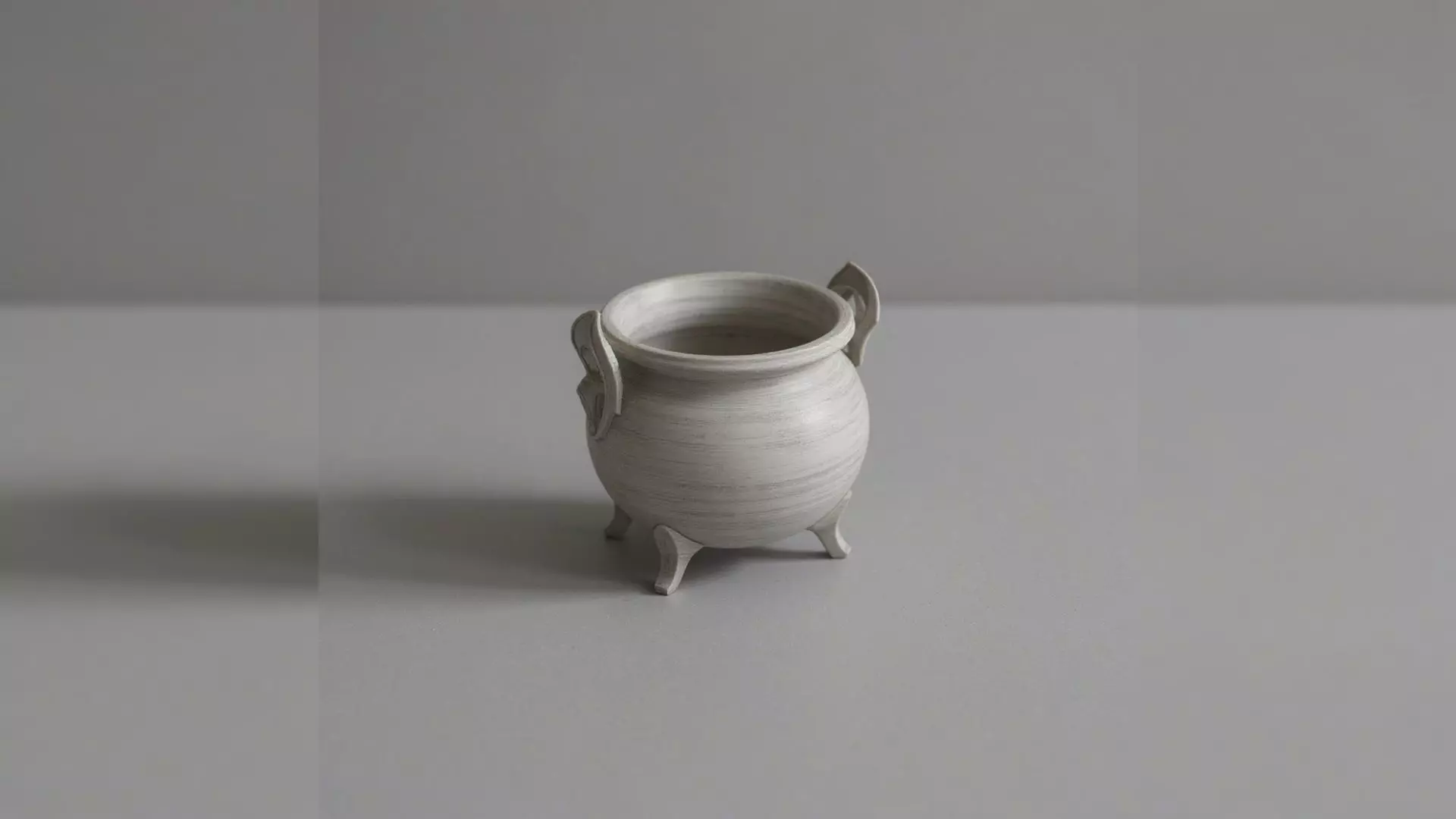 Witch Horned Cauldron - Mystic Candle Holder 3D print model