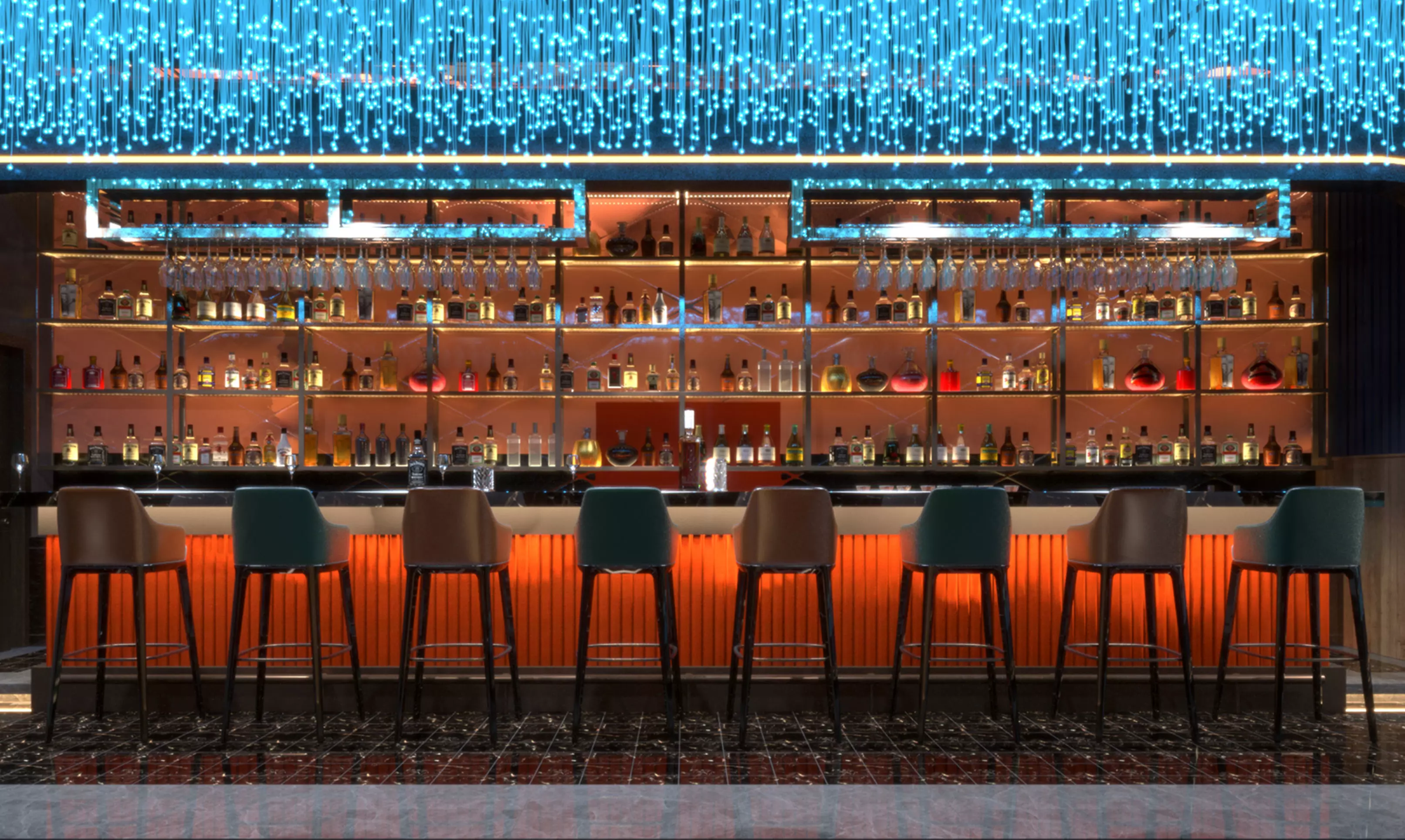 night club interior 3D model_3