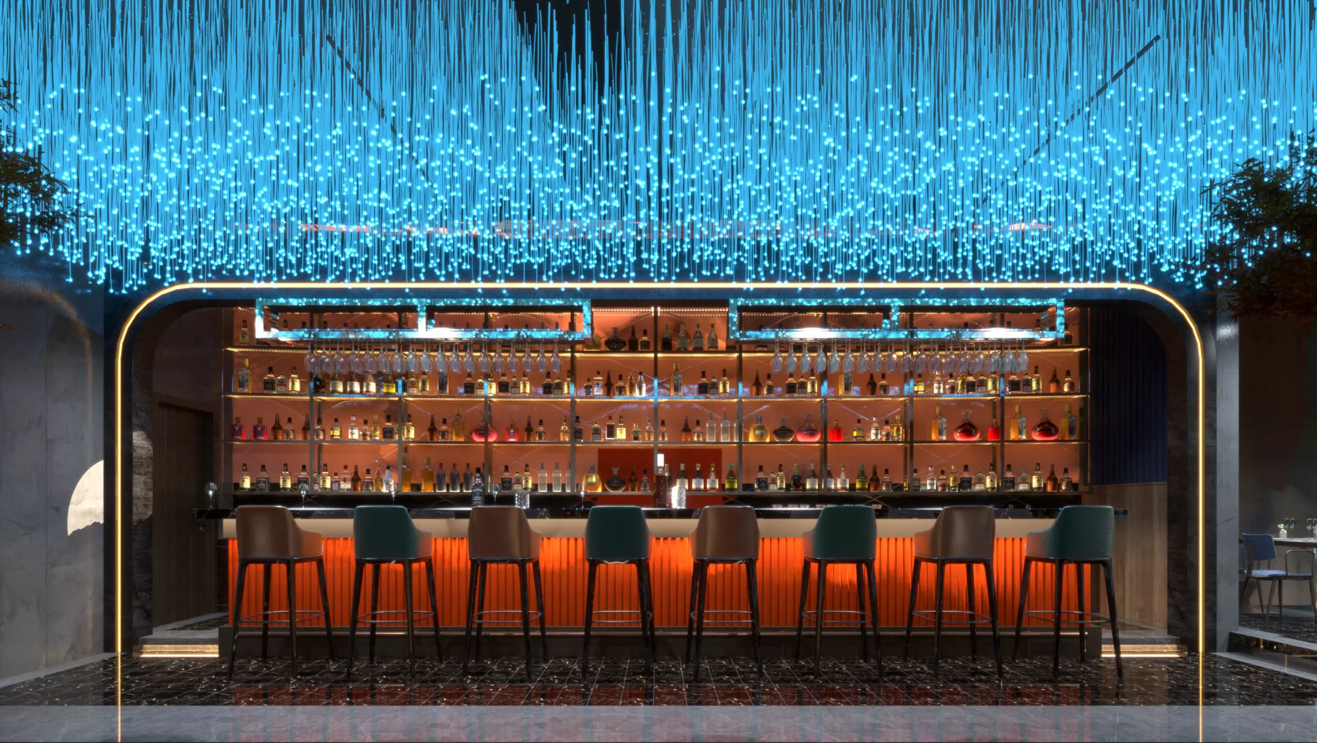 night club interior 3D model_1