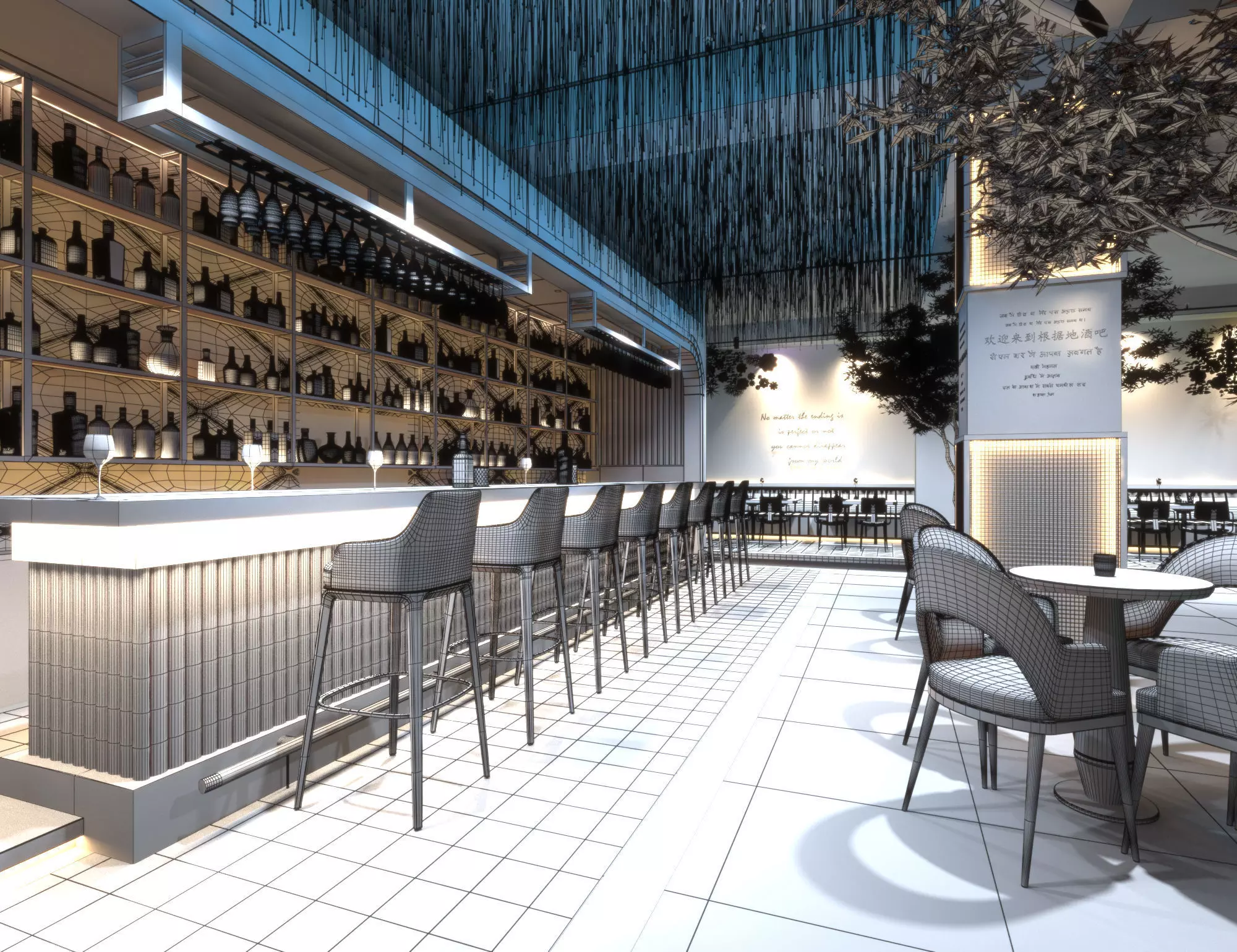 night club interior 3D model_6