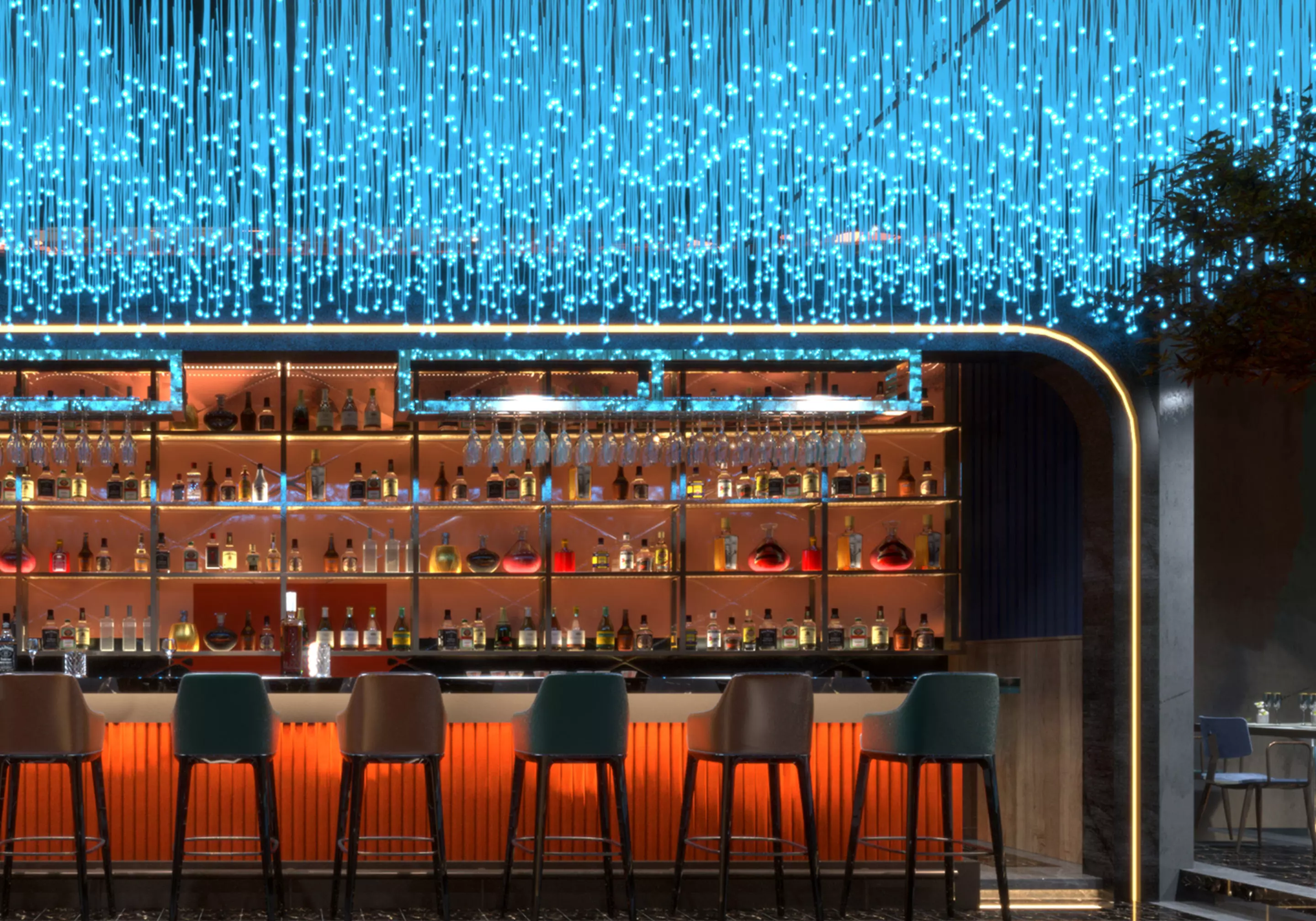 night club interior 3D model_5