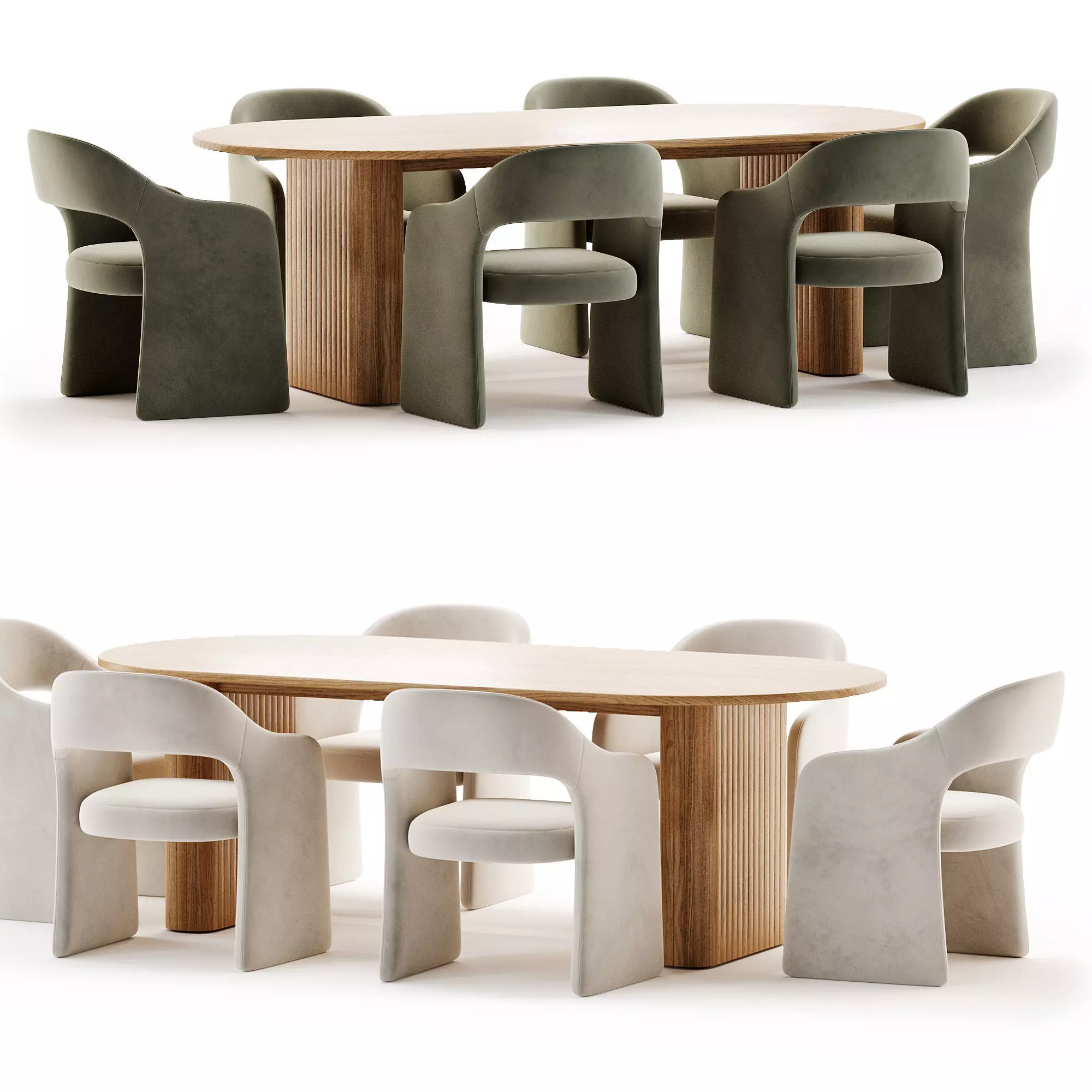 Dinning Set 42 3D model_0