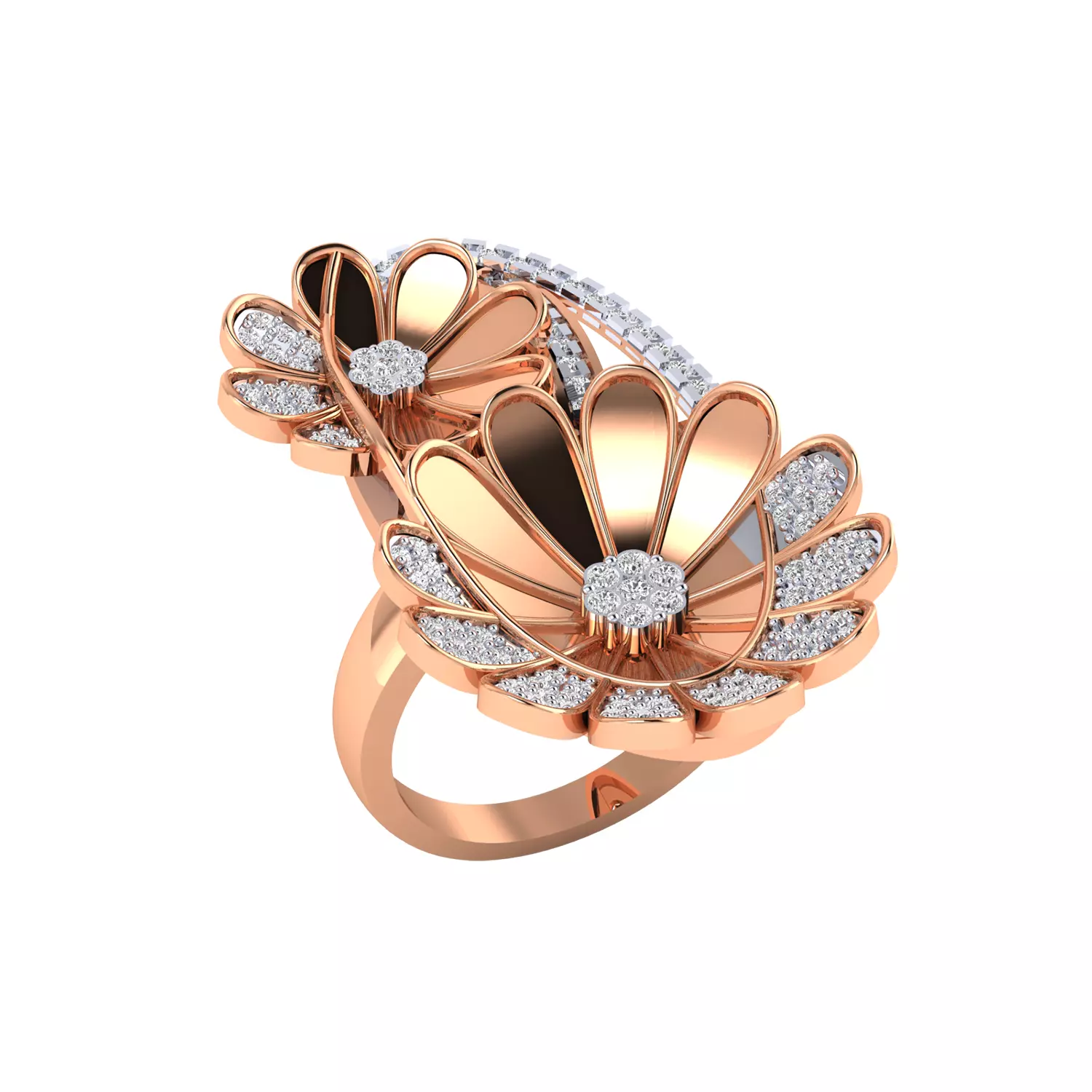  Women Ring Render 3dm STL MTL SLC JCD OBJ FBX Details 3D print model_6