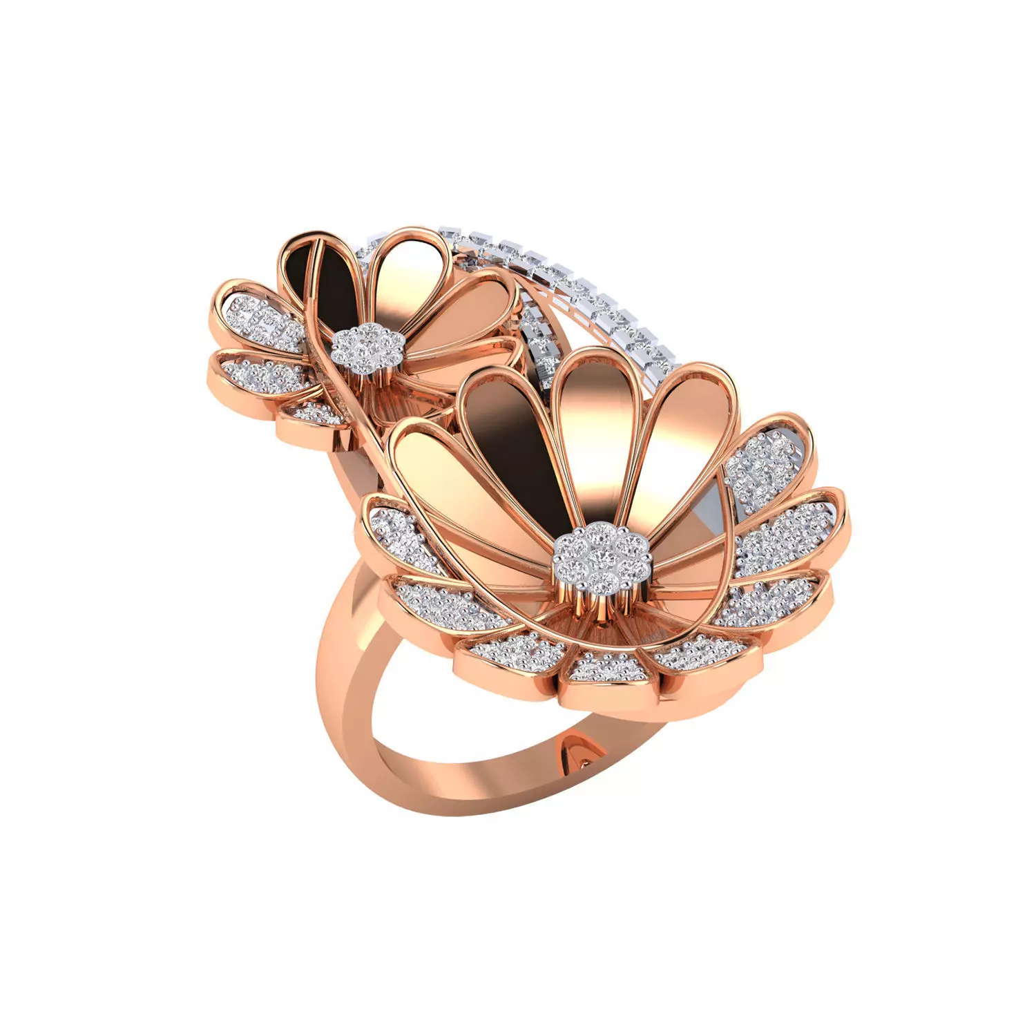  Women Ring Render 3dm STL MTL SLC JCD OBJ FBX Details 3D print model_5
