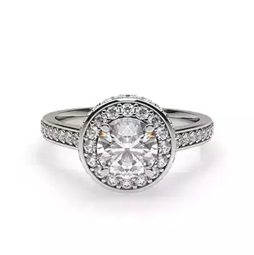 Engagement rings  round stone