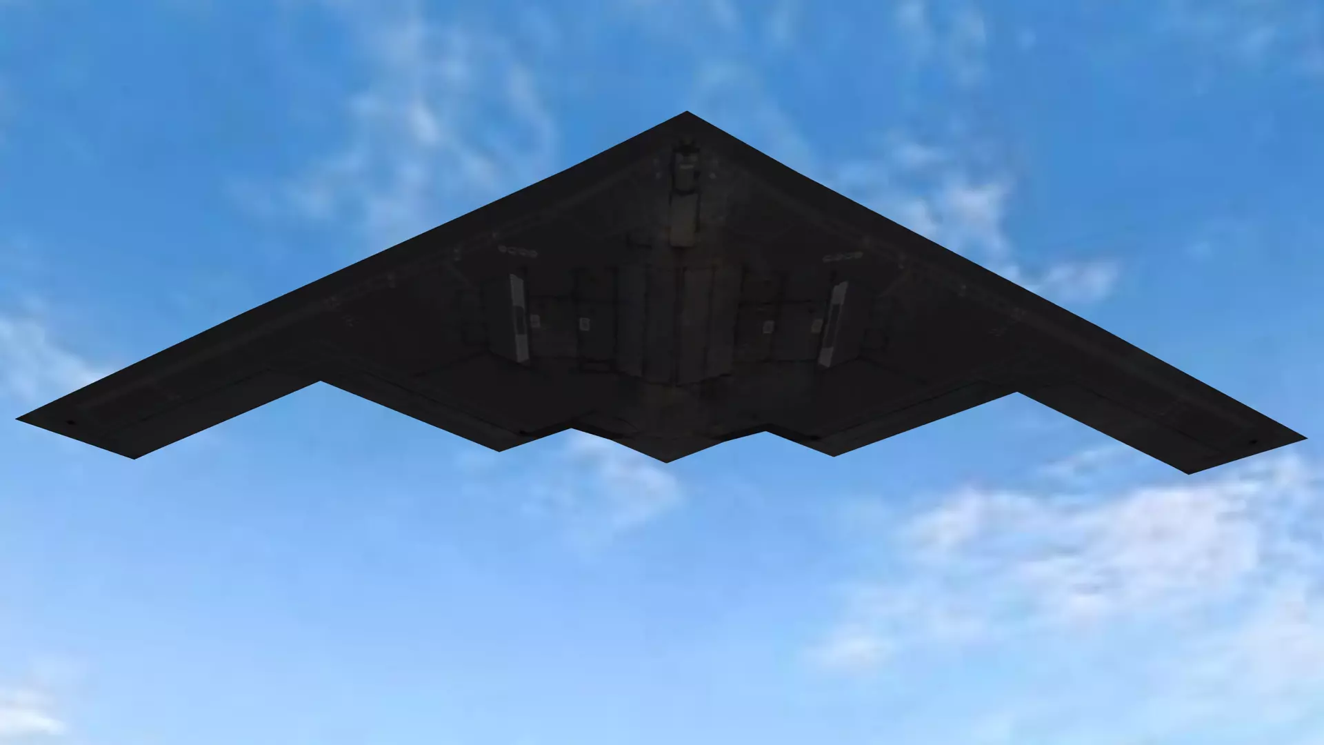 Fighter Jet Flying In Sky Plane V05 Low Poly 3D Model Low-poly 3D model_7