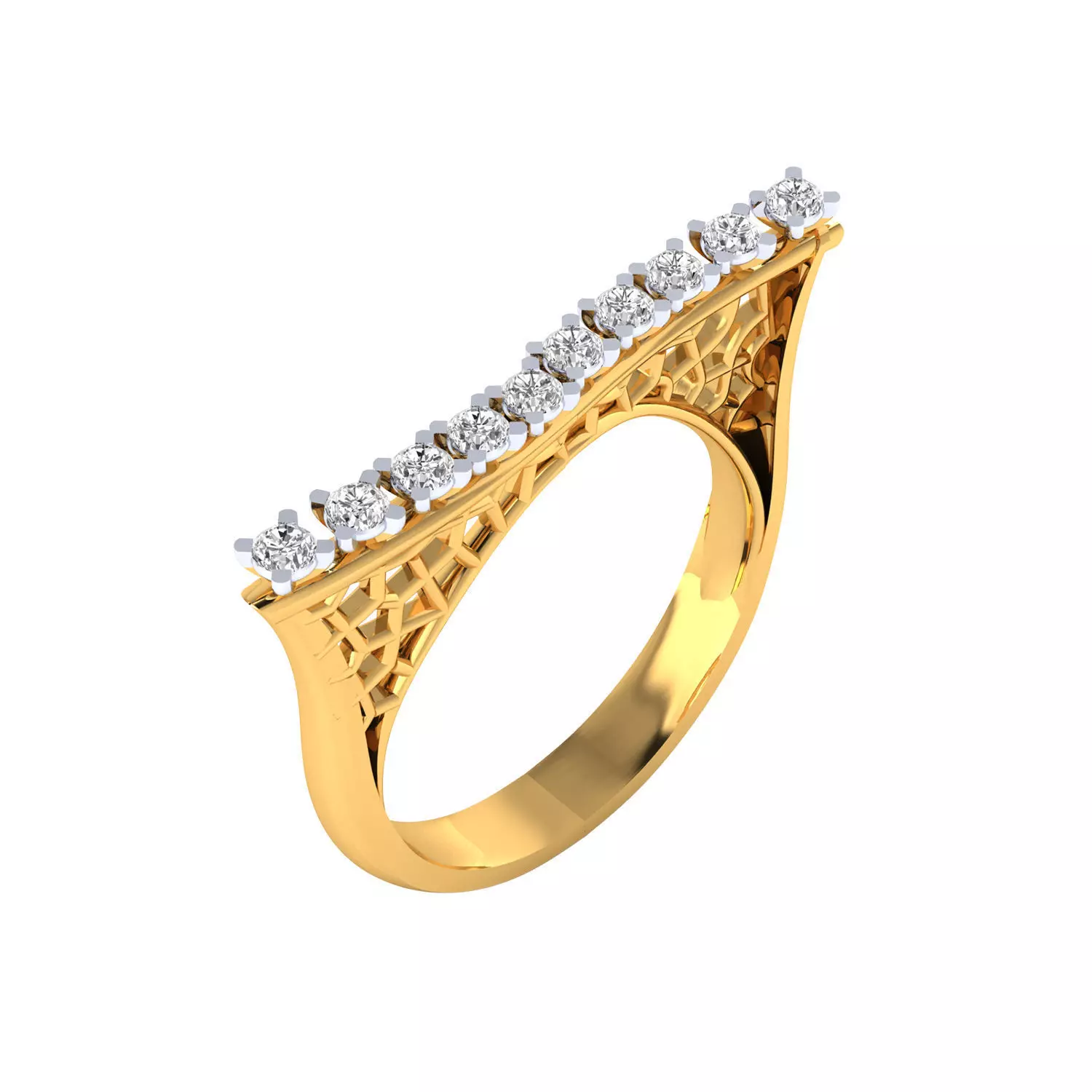 Women Ring Render 3dm STL MTL SLC JCD OBJ FBX Details 3D print model