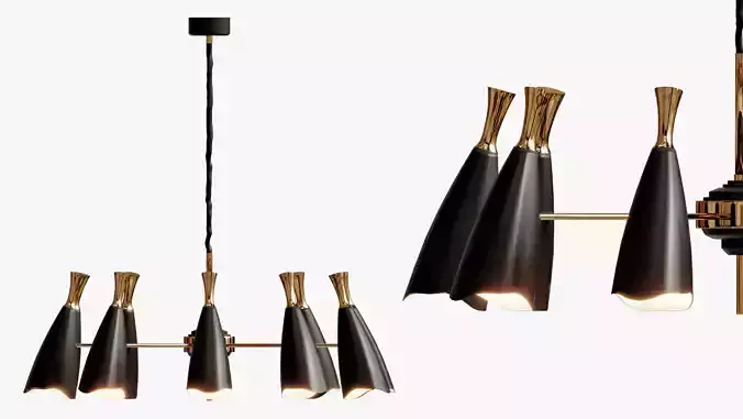 CHANDELIER DELIGHTFULL DUKE CHANDELIER 3D model