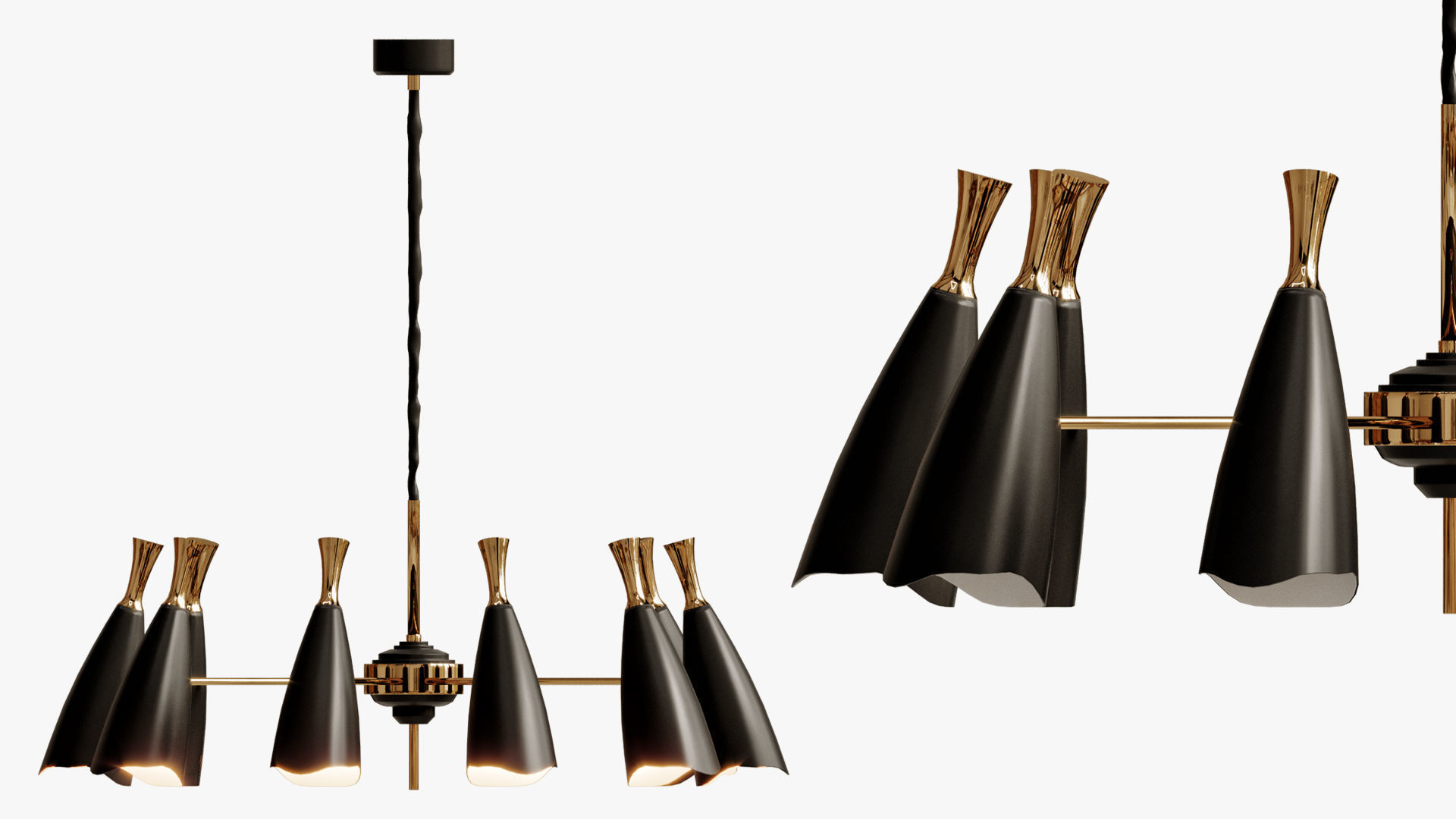 CHANDELIER DELIGHTFULL DUKE CHANDELIER 3D model_2