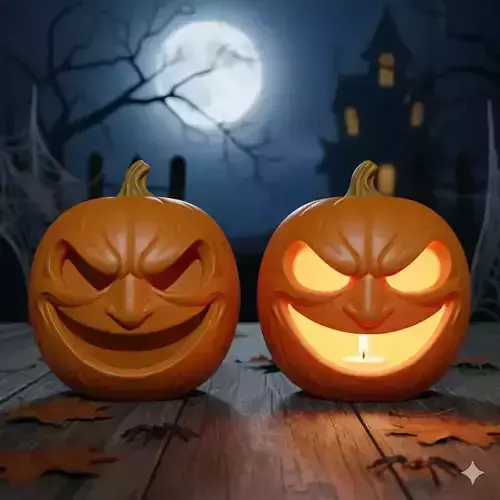 Joker Smile Pumpkin for Halloween