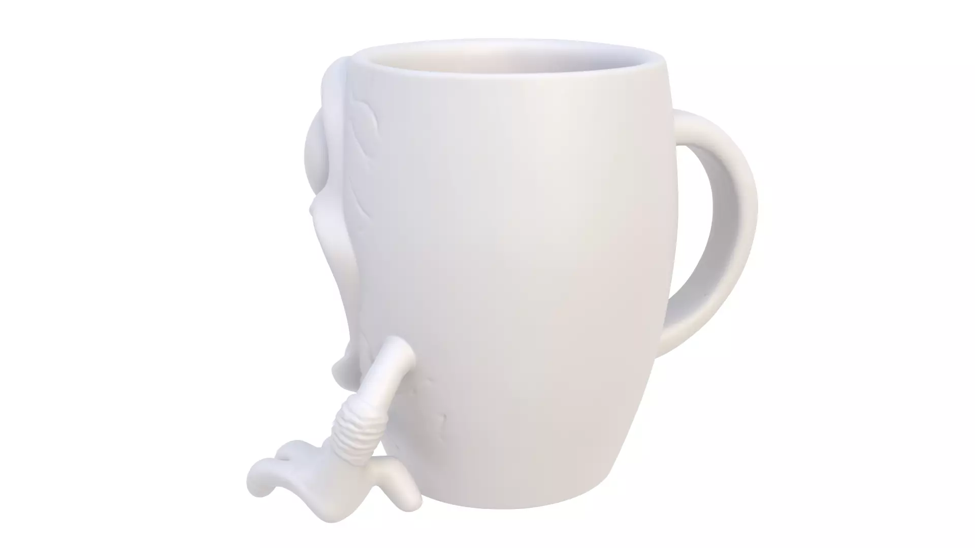 Toothed mug 3D model_3
