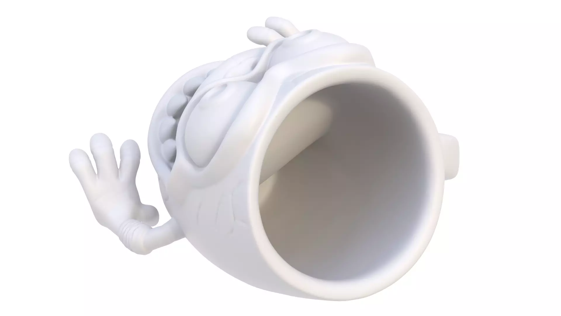 Toothed mug 3D model_9