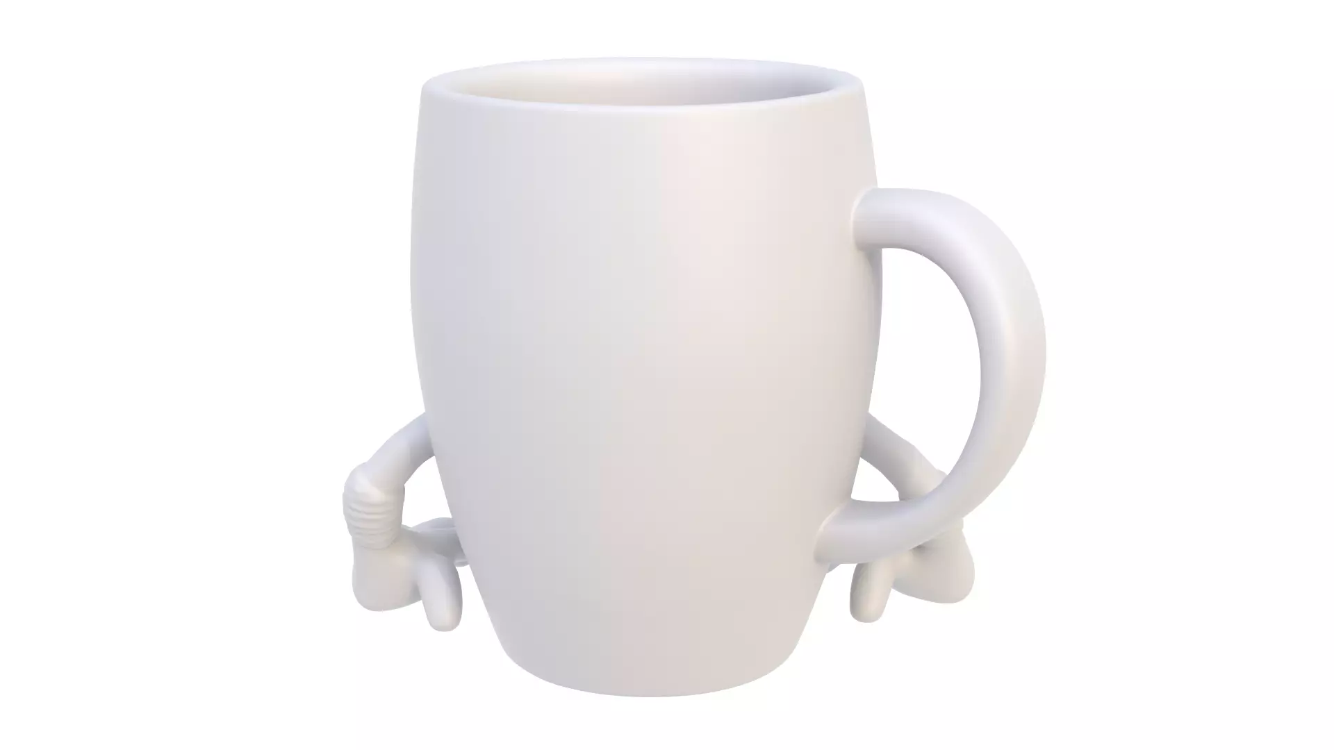 Toothed mug 3D model_4