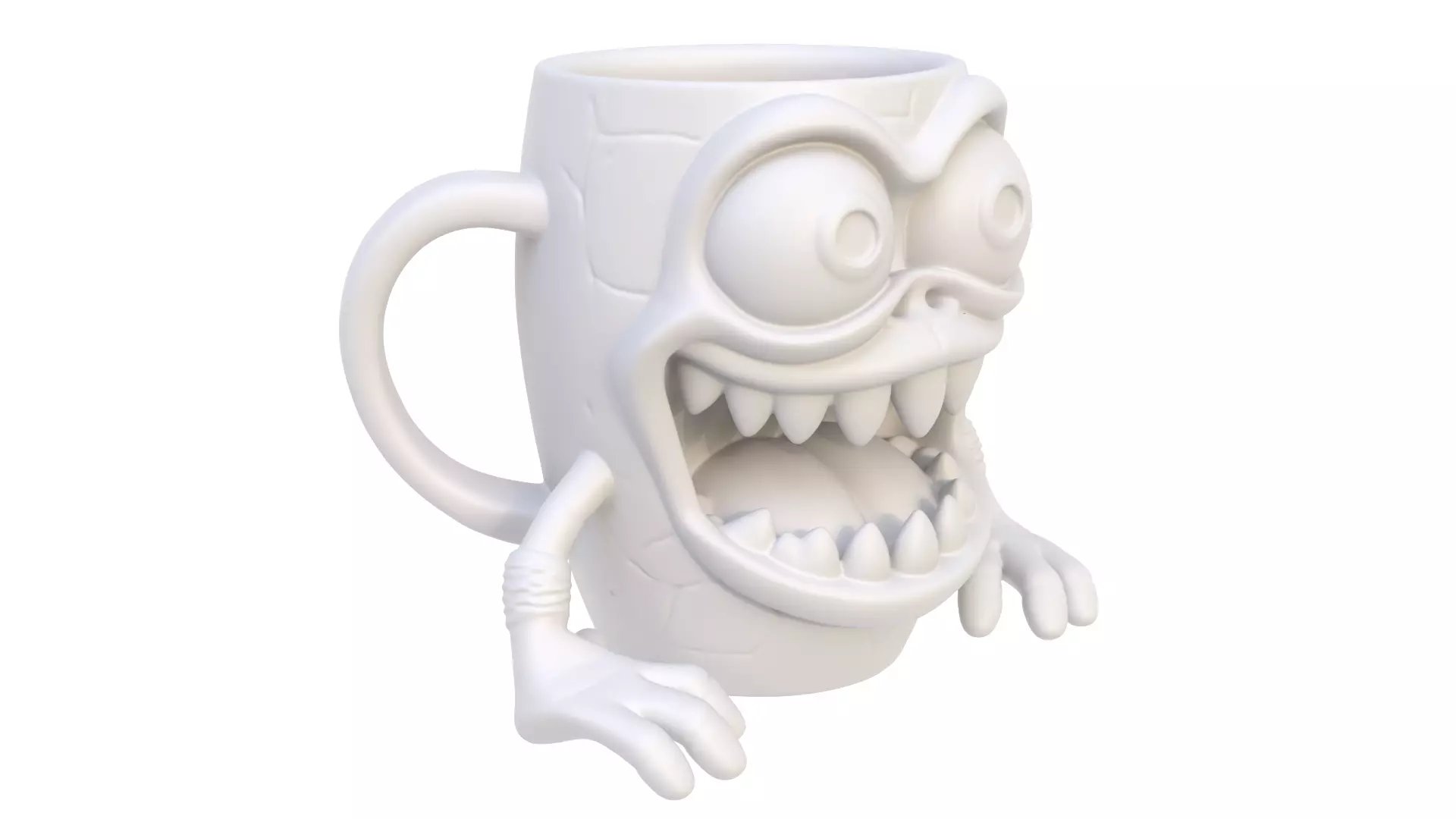 Toothed mug 3D model_7