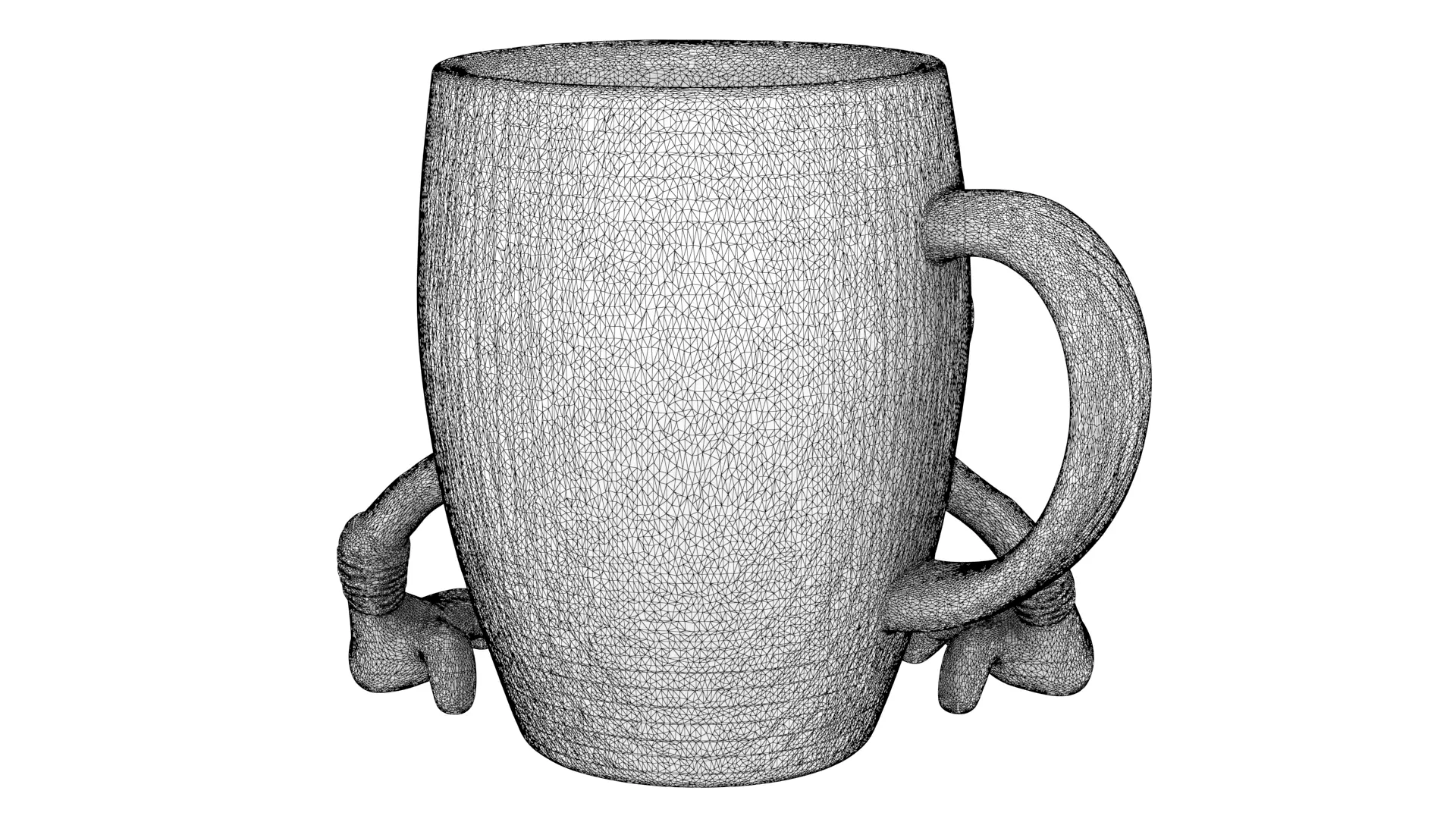 Toothed mug 3D model_12