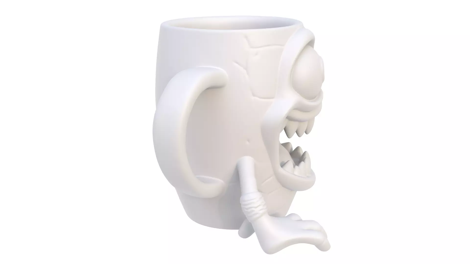Toothed mug 3D model_6