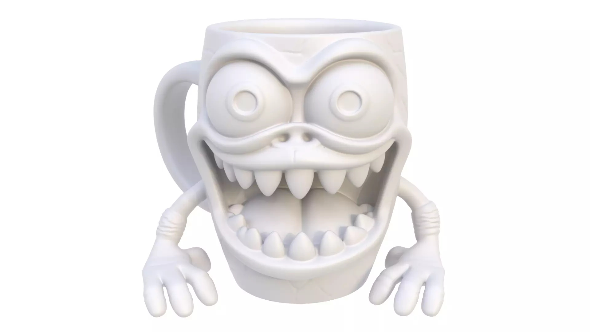 Toothed mug 3D model_8