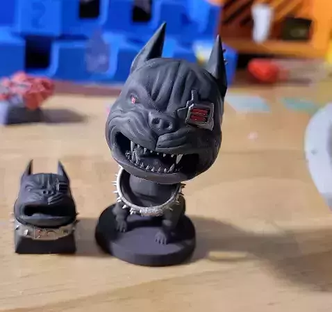 V Bulldog Bobblehead