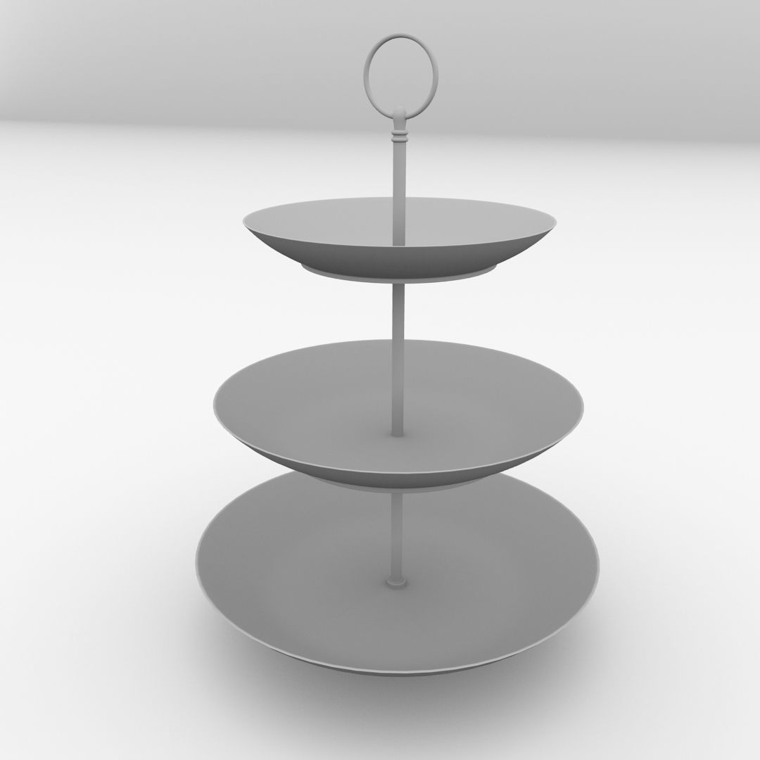 Cake Stand V2 3D model_3