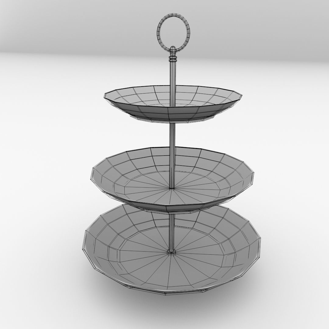 Cake Stand V2 3D model_4
