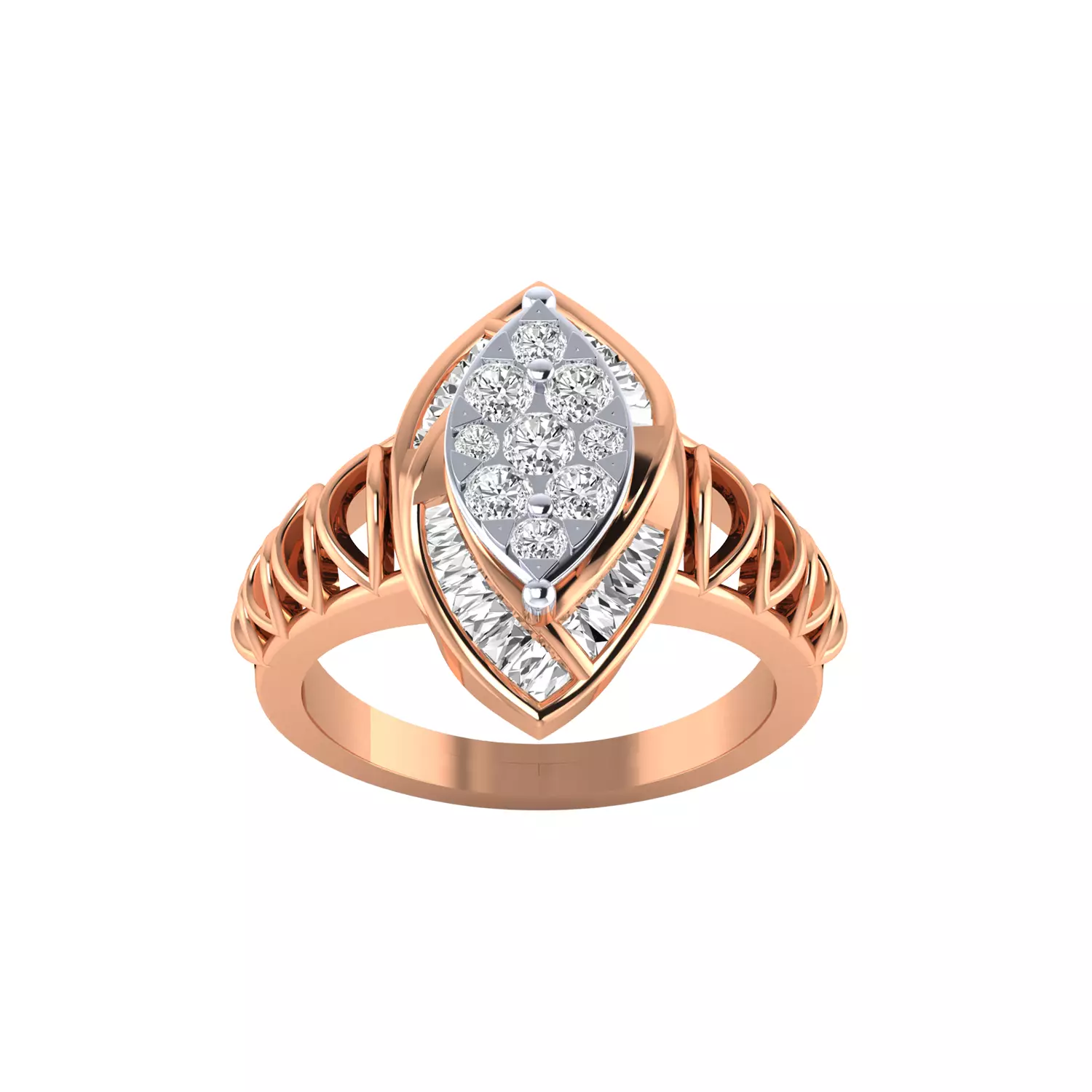  Women Ring Render 3dm STL MTL SLC JCD OBJ FBX Details 3D print model_6