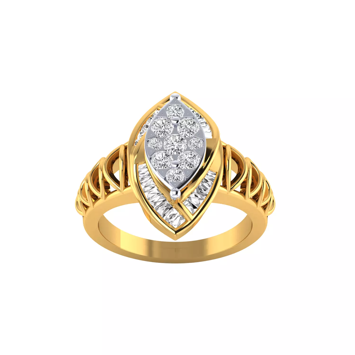  Women Ring Render 3dm STL MTL SLC JCD OBJ FBX Details 3D print model_21