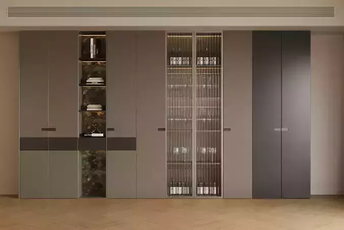 Italian-style wine cabinet