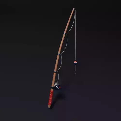 Fishing Rod - PBR Textures - Game Ready