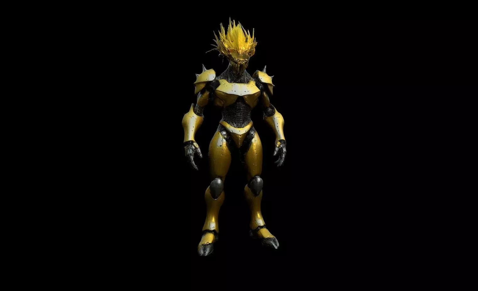 Robots Pack 2 Low-poly 3D model_6