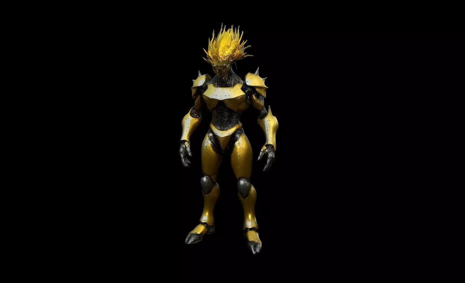 Robots Pack 2 Low-poly 3D model_11