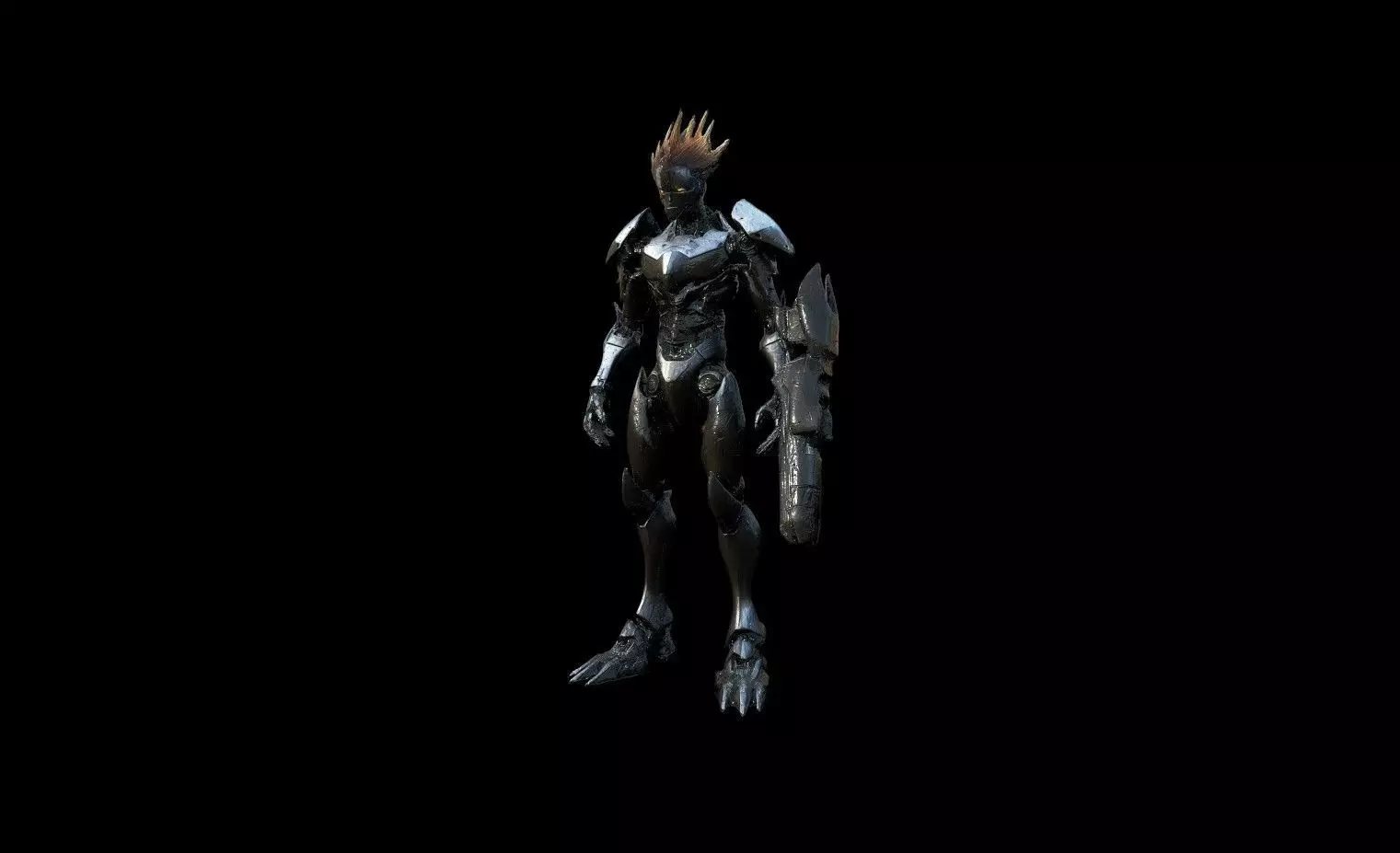 Robots Pack 2 Low-poly 3D model_13