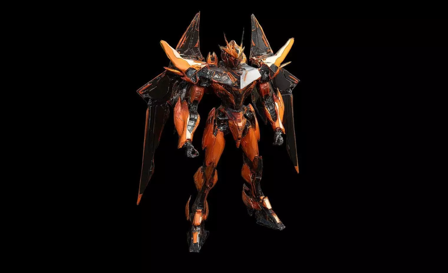 Robots Pack 2 Low-poly 3D model_10