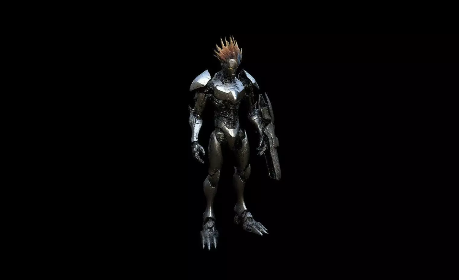 Robots Pack 2 Low-poly 3D model_8