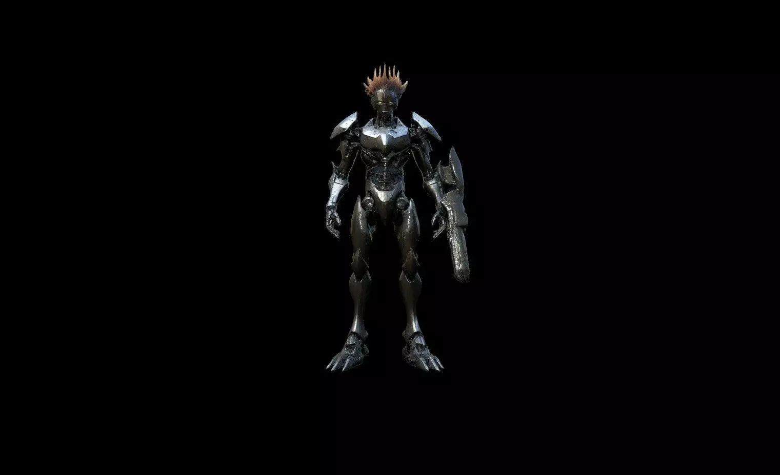 Robots Pack 2 Low-poly 3D model_3