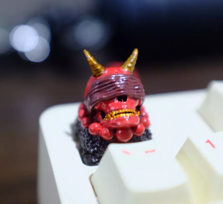 Blind Oni Skull Keycap 3D print model