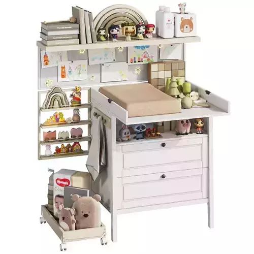 IKEA SUNDVIK Changing Table with Decor