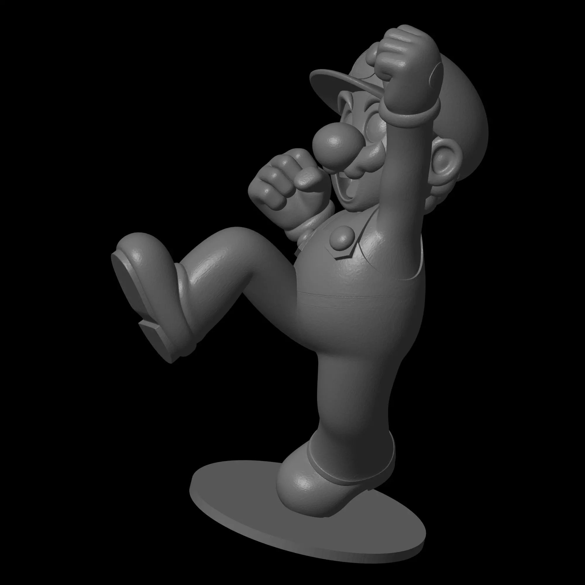 super mario bros design 3D print model_4